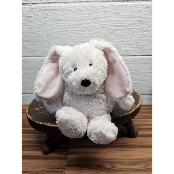 Warmies Lavender Scent Bunny Rabbit Jr 9" Soothing Plush Soft Pink Microwave - Picture 1 of 4